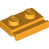 Plaatje in Gallery viewer laden, LEGO® onderdeel Plaat Aangepast Helder Licht Oranje 32028