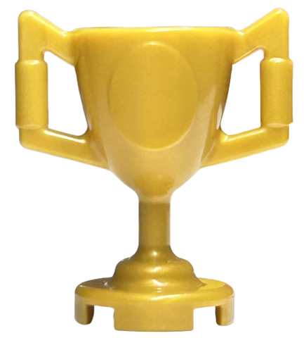 LEGO® los onderdeel Accessoire in kleur Parel Goud 89801