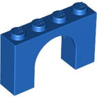 LEGO® los onderdeel Steen Boog in kleur Blauw 6182