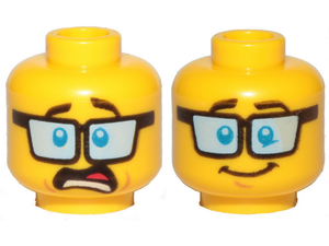 LEGO® los onderdeel Hoofd in kleur Geel 3626cpb1841