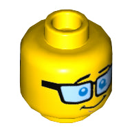 Plaatje in Gallery viewer laden, LEGO® los onderdeel Hoofd in kleur Geel 3626cpb1841