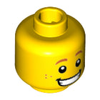 LEGO® los onderdeel Hoofd in kleur Geel 3626pb1815