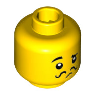 LEGO® los onderdeel Hoofd in kleur Geel 3626cpb1819