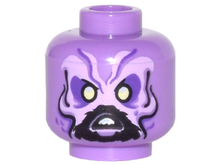 Plaatje in Gallery viewer laden, LEGO® los onderdeel Hoofd Medium Lavendel 3626pb1781