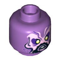 Plaatje in Gallery viewer laden, LEGO® los onderdeel Hoofd Medium Lavendel 3626pb1781