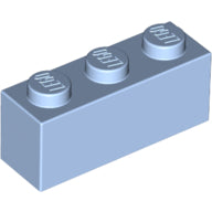 Plaatje in Gallery viewer laden, LEGO® los onderdeel Steen in kleur Helder Lichtblauw 3622