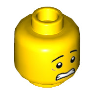 Plaatje in Gallery viewer laden, LEGO® los onderdeel Hoofd in kleur Geel 3626cpb1879