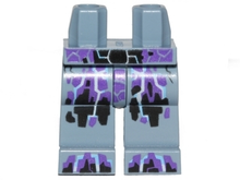 Plaatje in Gallery viewer laden, LEGO® los onderdeel Benen met Motief Zandblauw 970c00pb0674