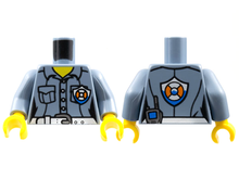 Plaatje in Gallery viewer laden, LEGO® los onderdeel Lijf met Motief Zandblauw 973pb2775c01