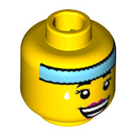 Plaatje in Gallery viewer laden, LEGO® los onderdeel Hoofd in kleur Geel 3626cpb1816