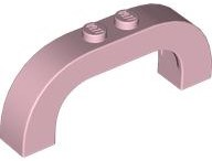 LEGO® los onderdeel Steen Boog in kleur Roze 6183