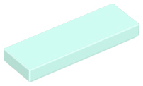 LEGO® los onderdeel Tegel Algemeen in kleur Licht Aqua 63864