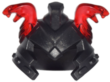 Plaatje in Gallery viewer laden, LEGO® los onderdeel Hoofddeksels Parel Donkergrijs 24484pb01