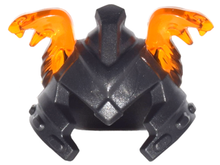 Plaatje in Gallery viewer laden, LEGO® los onderdeel Hoofddeksels Parel Donkergrijs 24484pb02