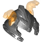 LEGO® los onderdeel Hoofddeksels Parel Donkergrijs 24484pb02