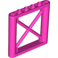 Plaatje in Gallery viewer laden, LEGO® los onderdeel Steunpilaar in kleur Donker Roze 64448