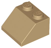 LEGO® los onderdeel Dakpan Algemeen Donker Geelbruin 3039