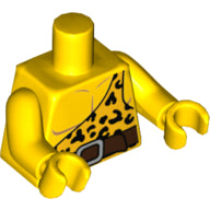 Plaatje in Gallery viewer laden, LEGO® los onderdeel Lijf met Motief Geel 973pb2707c01