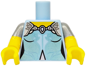 LEGO® Lijf met Motief Helder Lichtblauw 973pb2709c01