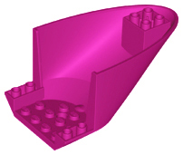 LEGO® los onderdeel Vliegtuig in kleur Magenta 87616