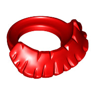 LEGO® los onderdeel Lijf Accessoire in kleur Rood 15501