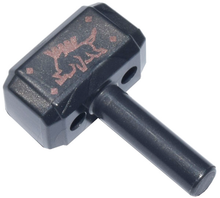 Plaatje in Gallery viewer laden, LEGO® Accessoire met Motief Parel Donkergrijs 75904pb01