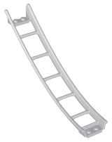 LEGO® los onderdeel Rails Licht Blauwachtig Grijs 26559