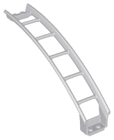 Plaatje in Gallery viewer laden, LEGO® los onderdeel Rails Licht Blauwachtig Grijs 26560
