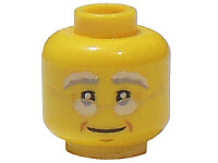LEGO® los onderdeel Hoofd in kleur Geel 3626cpb1838