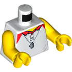 LEGO® los onderdeel Lijf met Motief Wit 973pb2737c01