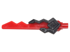 LEGO® los onderdeel Wapen Doorzichtig Rood 25277pb01