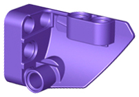 Plaatje in Gallery viewer laden, LEGO® los onderdeel Technisch Paneel Donkerpaars 87080
