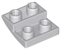 LEGO® onderdeel Dakpan Gebogen Licht Blauwachtig Grijs 32803