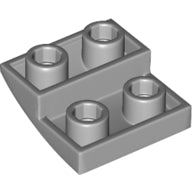 Plaatje in Gallery viewer laden, LEGO® onderdeel Dakpan Gebogen Licht Blauwachtig Grijs 32803