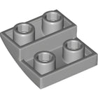 LEGO® onderdeel Dakpan Gebogen Licht Blauwachtig Grijs 32803