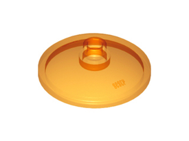 LEGO® los onderdeel Schaal in kleur Doorzichtig Oranje 43898