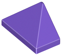 Plaatje in Gallery viewer laden, LEGO® los onderdeel Dakpan Algemeen Donkerpaars 15571