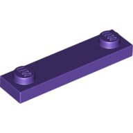 Plaatje in Gallery viewer laden, LEGO® los onderdeel Plaat Aangepast Donkerpaars 92593
