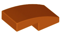 Plaatje in Gallery viewer laden, LEGO® los onderdeel Dakpan Gebogen Donker Oranje 11477