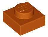 Plaatje in Gallery viewer laden, LEGO® los onderdeel Plaat Algemeen Donker Oranje 3024