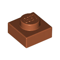 Plaatje in Gallery viewer laden, LEGO® los onderdeel Plaat Algemeen Donker Oranje 3024