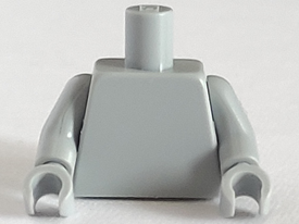 LEGO® los onderdeel Lijf Licht Blauwachtig Grijs 973c00