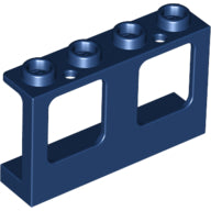 Plaatje in Gallery viewer laden, LEGO® los onderdeel Raamkozijn in kleur Donkerblauw 61345