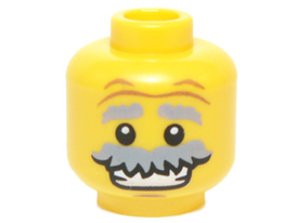 LEGO® los onderdeel Hoofd in kleur Geel 3626pb1417