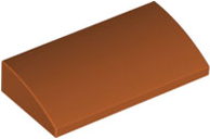 LEGO® los onderdeel Dakpan Gebogen Donker Oranje 88930