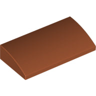 LEGO® los onderdeel Dakpan Gebogen Donker Oranje 88930