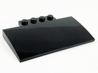 LEGO® los onderdeel Dakpan Gebogen in kleur Zwart 15625