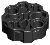 LEGO® los onderdeel Technische Verbinding Zwart 98585