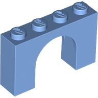 LEGO® los onderdeel Steen Boog in kleur Medium Blauw 6182