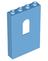 LEGO® los onderdeel Paneel in kleur Medium Blauw 60808